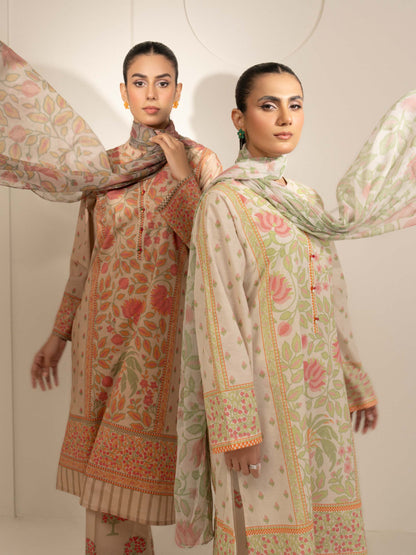 3 Piece Lawn Suit-Printed (Unstitched)