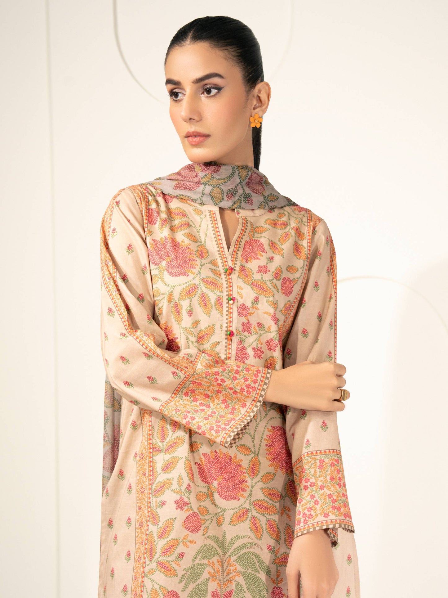 3 Piece Lawn Suit-Printed (Unstitched)