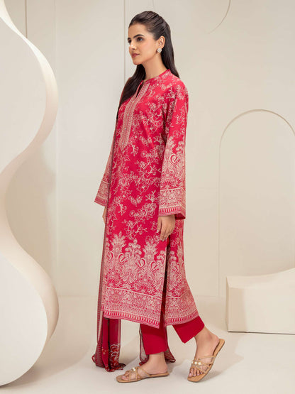 3 Piece Lawn Suit-Paste Print (Unstitched)