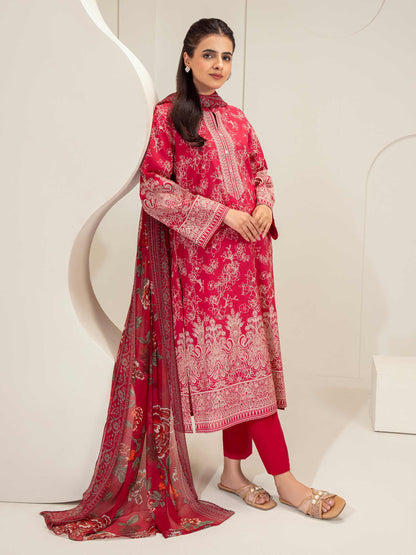 3 Piece Lawn Suit-Paste Print (Unstitched)