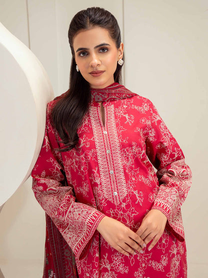 3 Piece Lawn Suit-Paste Print (Unstitched)
