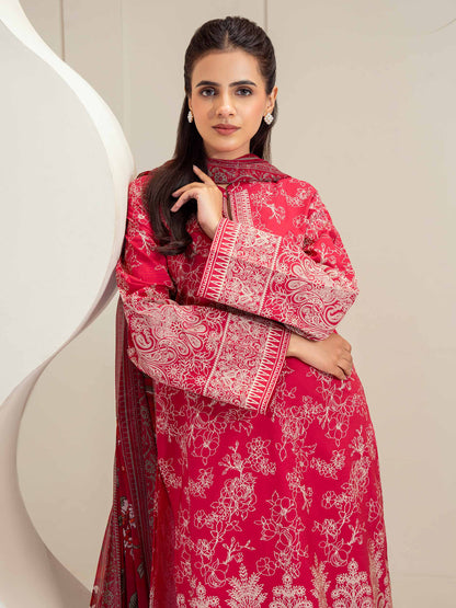 3 Piece Lawn Suit-Paste Print (Unstitched)