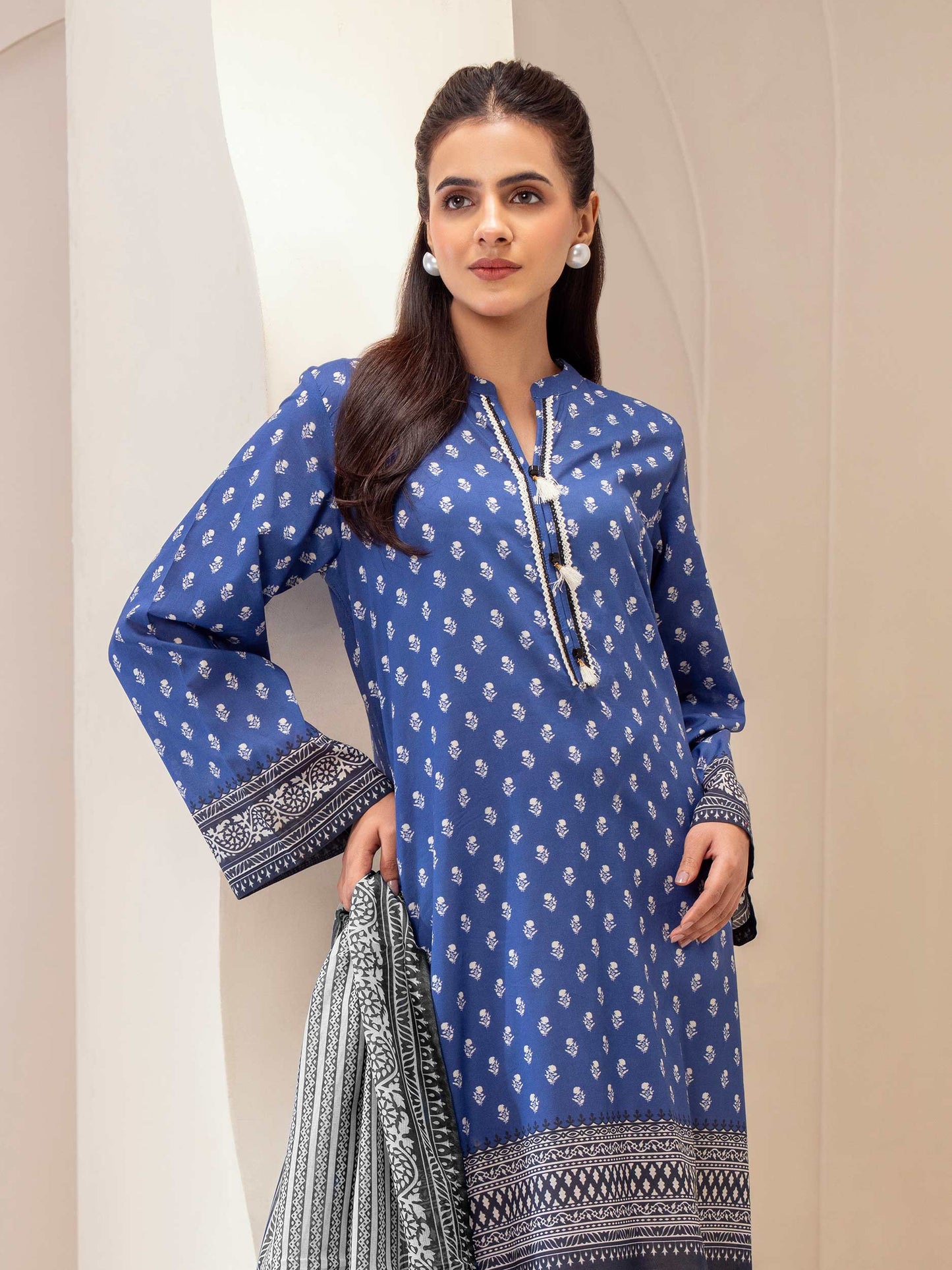 2 Piece Lawn Suit-Printed (Unstitched)