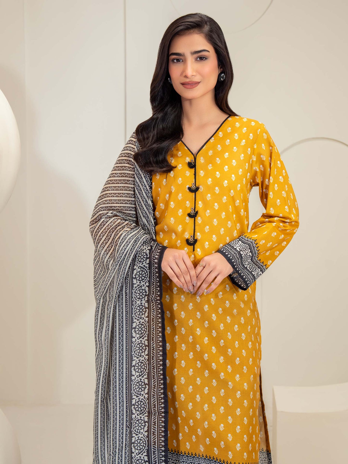 2 Piece Lawn Suit-Printed (Unstitched)