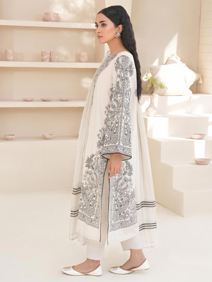 2 Piece Lawn Suit-Paste Print (Unstitched)