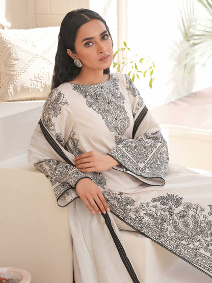 2 Piece Lawn Suit-Paste Print (Unstitched)