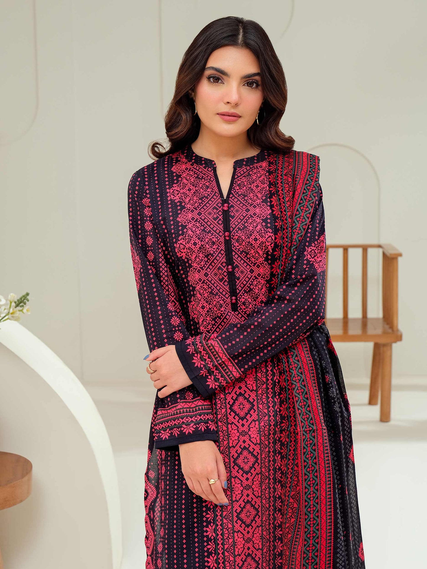 2 Piece Lawn Suit-Printed (Unstitched)
