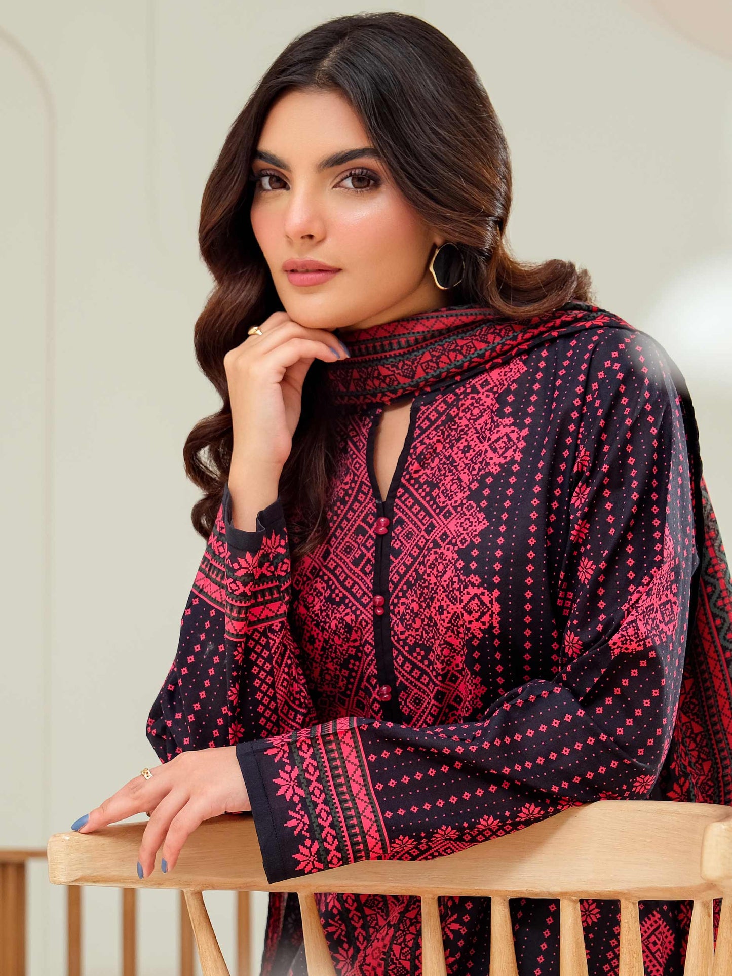2 Piece Lawn Suit-Printed (Unstitched)