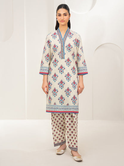 2 Piece Lawn Suit-Paste Print (Unstitched)