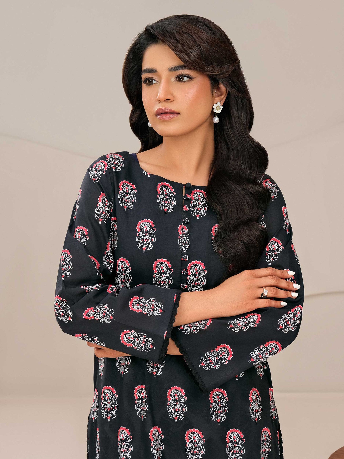2 Piece Lawn Suit-Printed (Unstitched)