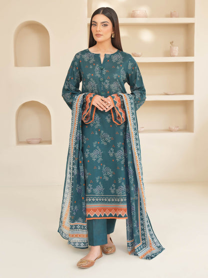 3 Piece Lawn Suit-Printed (Unstitched)
