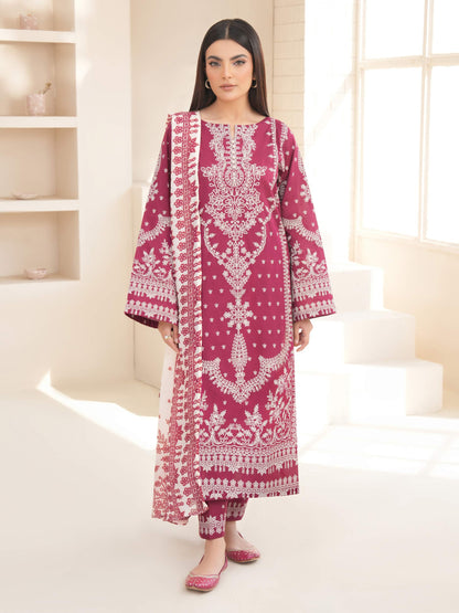 3 Piece Lawn Suit-Paste Print (Unstitched)