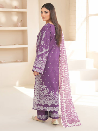 3 Piece Lawn Suit-Paste Print (Unstitched)