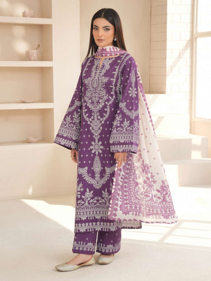 3 Piece Lawn Suit-Paste Print (Unstitched)