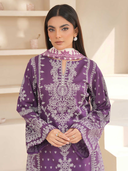 3 Piece Lawn Suit-Paste Print (Unstitched)