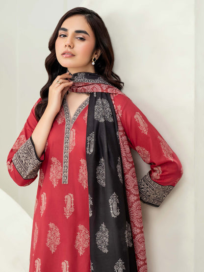 3 Piece Lawn Suit-Paste Print (Unstitched)