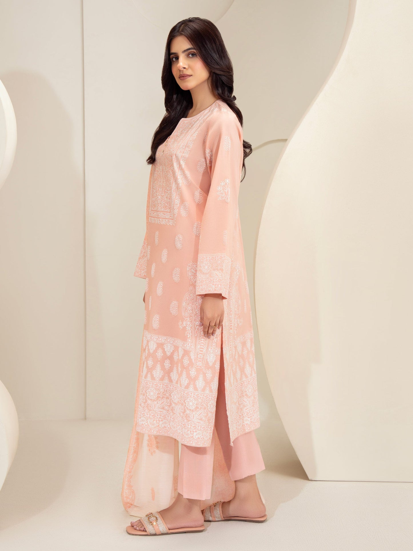 3 Piece Lawn Suit-Paste Print (Unstitched)