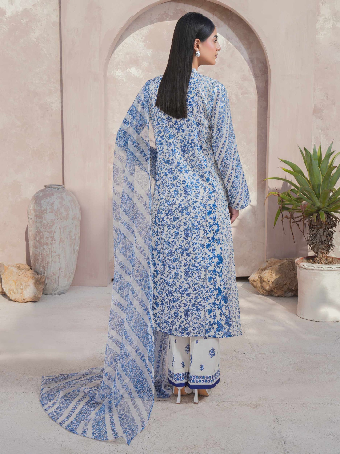 3 Piece Lawn Suit-Printed (Unstitched)