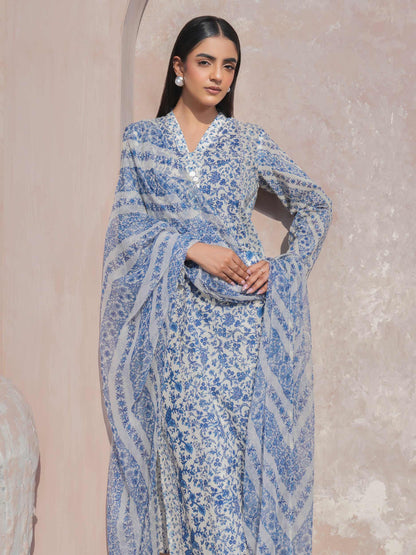 3 Piece Lawn Suit-Printed (Unstitched)