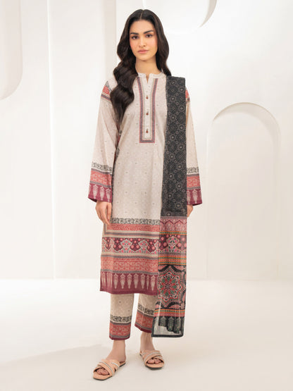 3 Piece Lawn Suit-Printed (Unstitched)