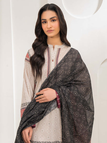 3 Piece Lawn Suit-Printed (Unstitched)