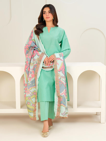 3 Piece Lawn Suit-Paste Print (Unstitched)