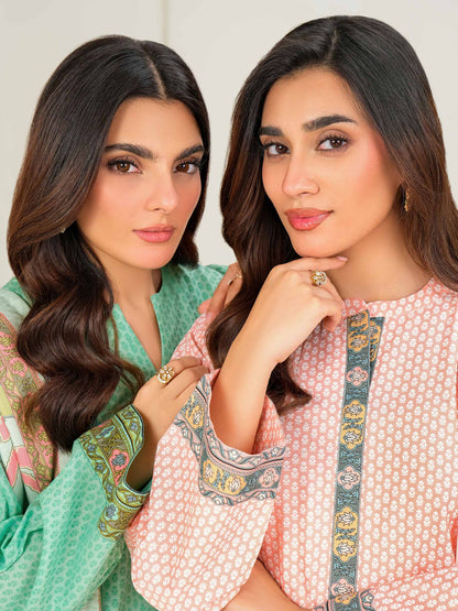 3 Piece Lawn Suit-Paste Print (Unstitched)
