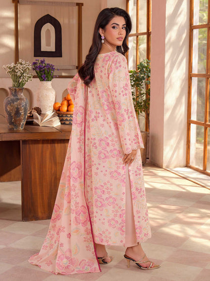 3 Piece Lawn Suit-Embroidered (Unstitched)