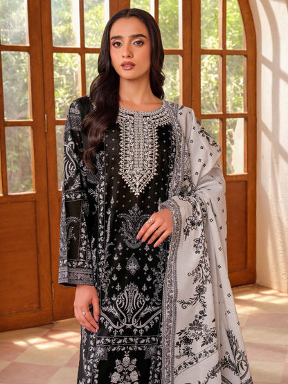 3 Piece Lawn Suit-Embroidered (Unstitched)