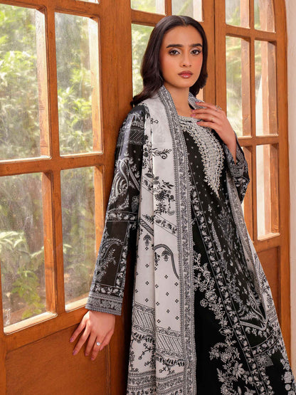 3 Piece Lawn Suit-Embroidered (Unstitched)