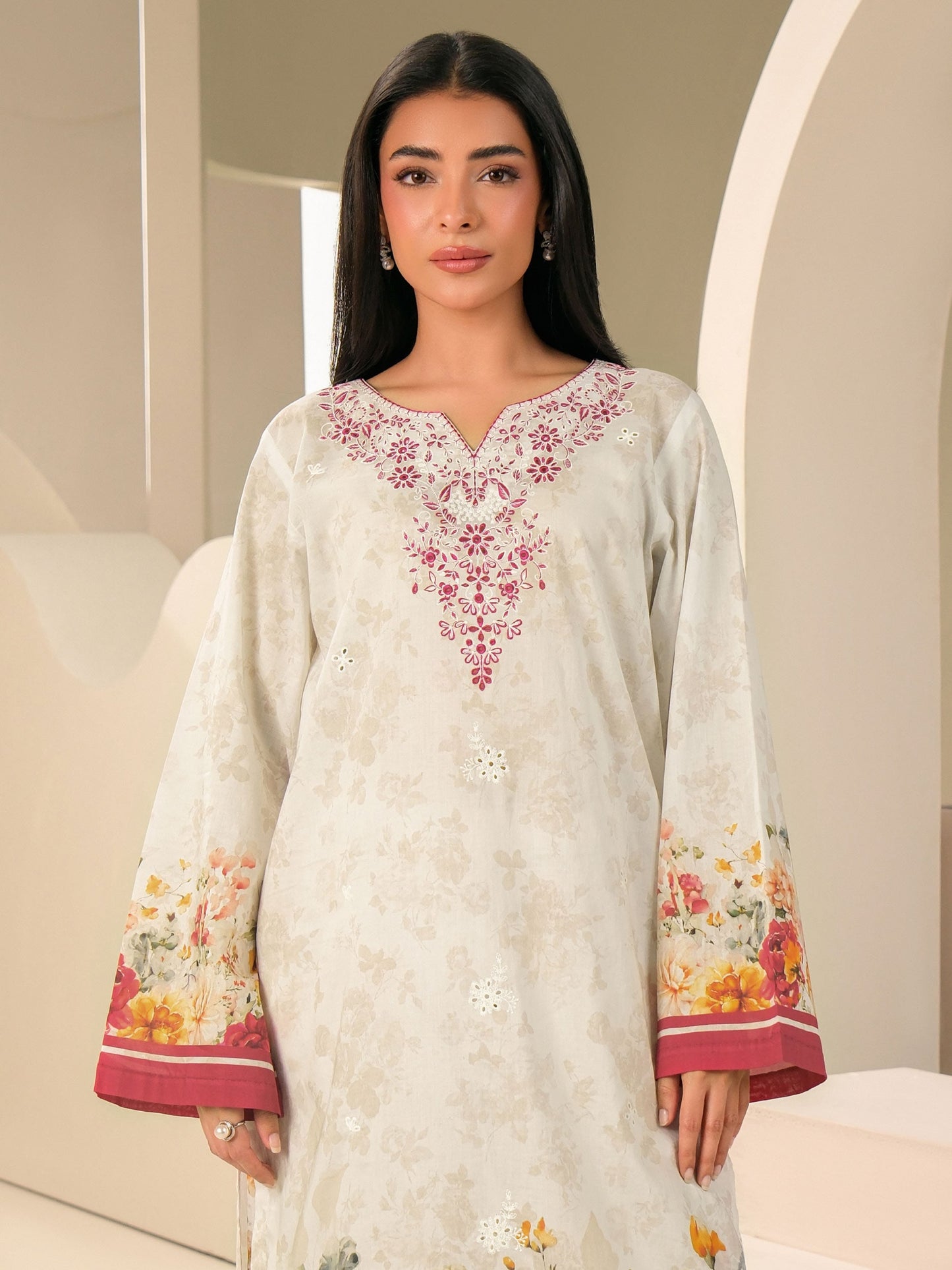 2 Piece Lawn Suit-Embroidered (Unstitched)