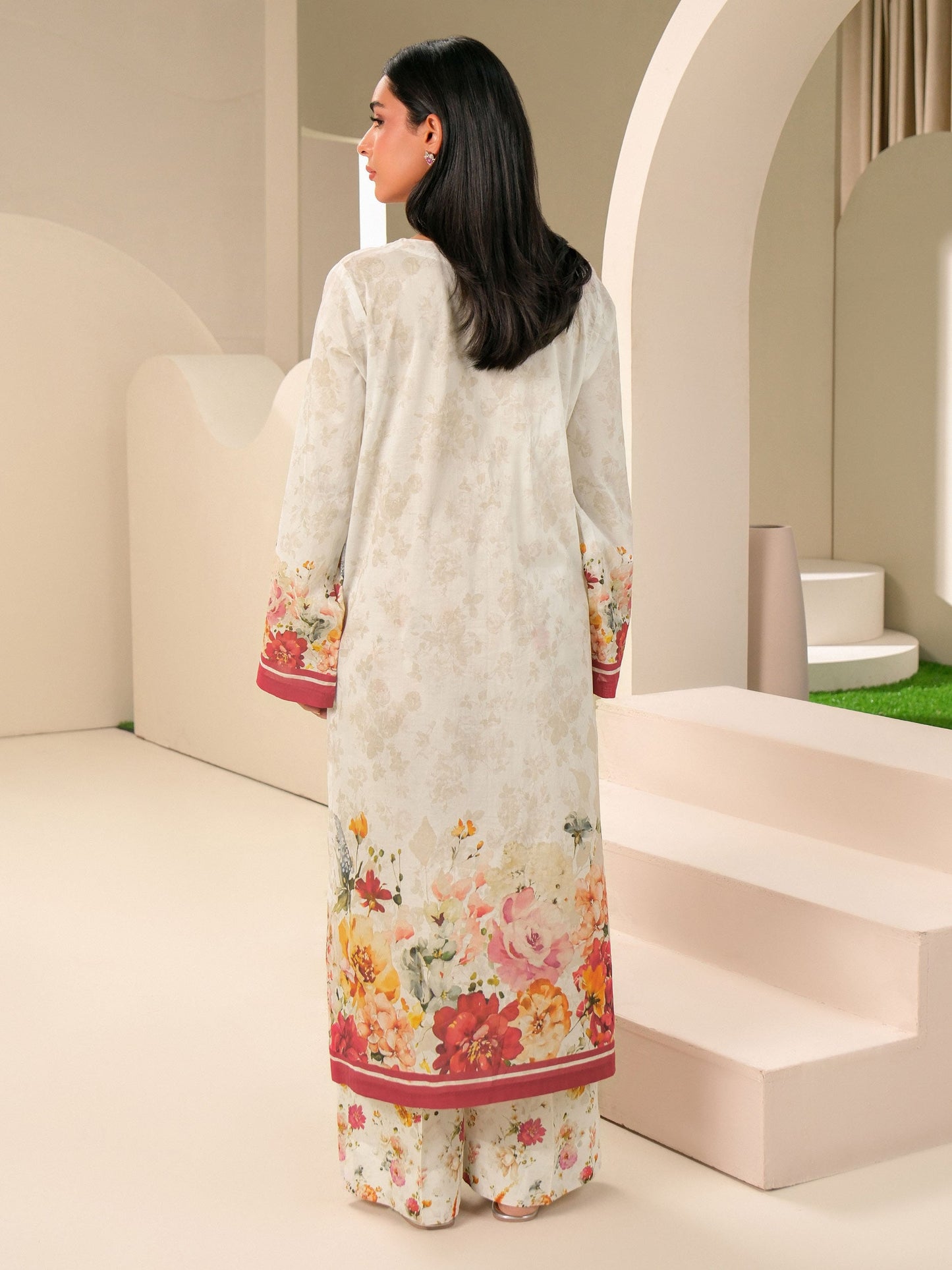 2 Piece Lawn Suit-Embroidered (Unstitched)