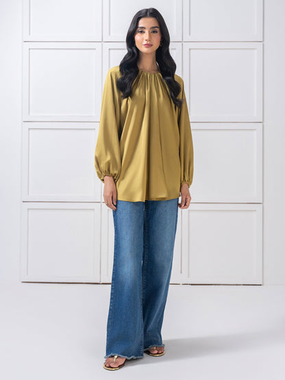 Dyed Silk Top