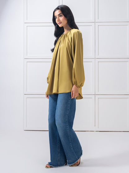 Dyed Silk Top