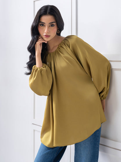 Dyed Silk Top