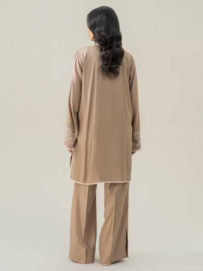 Crepe Co-ord Set-Embroidered (Pret)