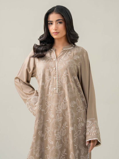 Crepe Co-ord Set-Embroidered (Pret)