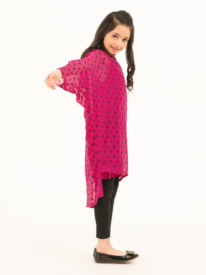 2 Piece Chiffon Suit-Embroidered (Pret)
