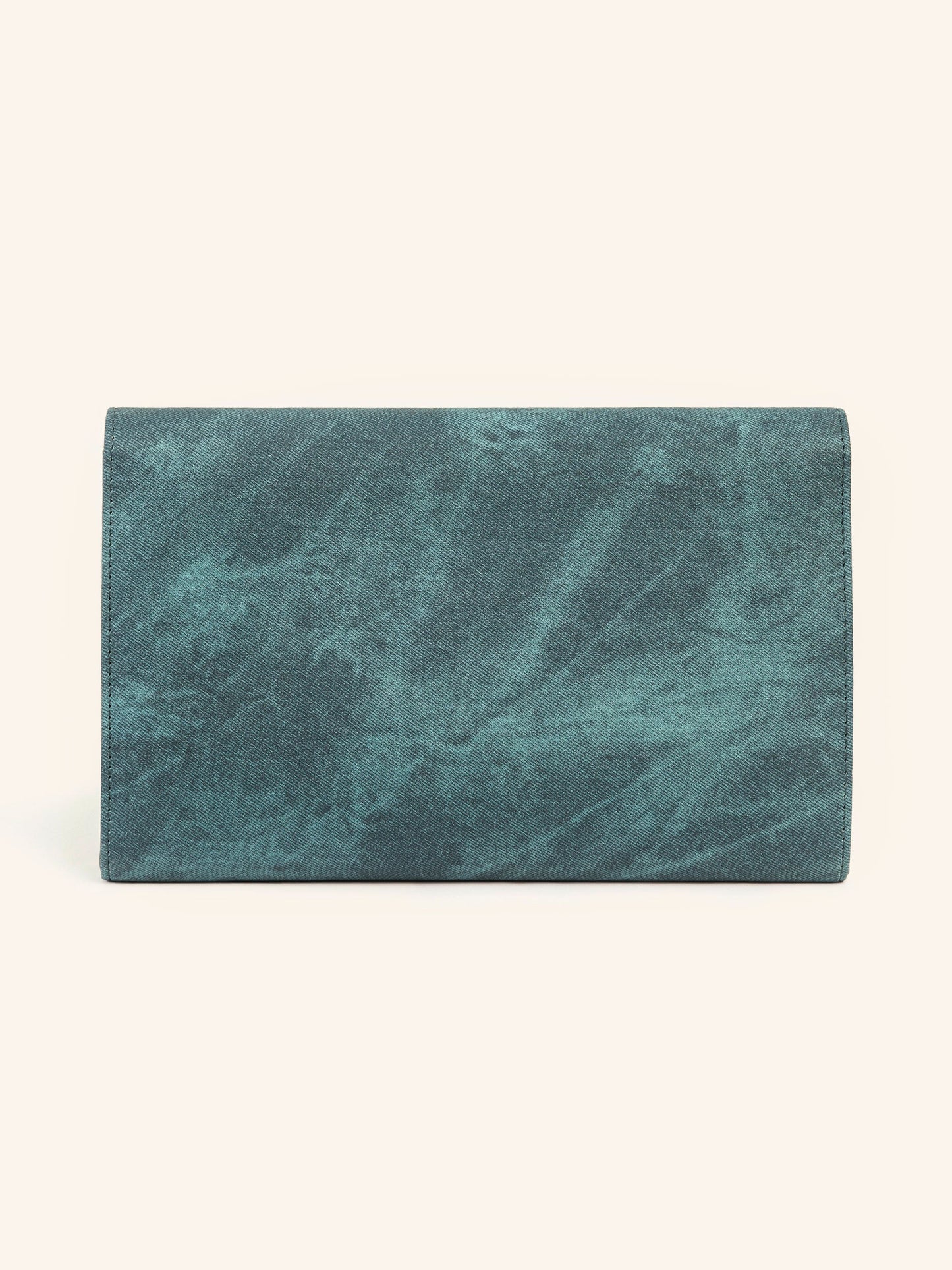 Metallic Brooch Clutch