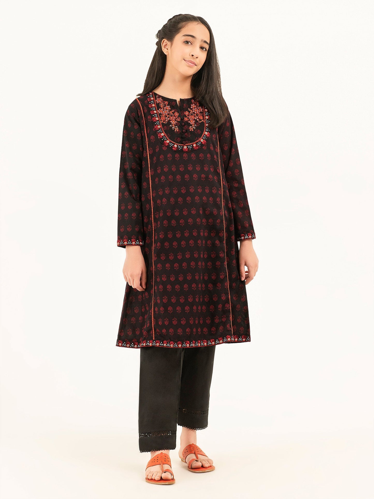 Cambric Shirt-Embroidered (Pret)