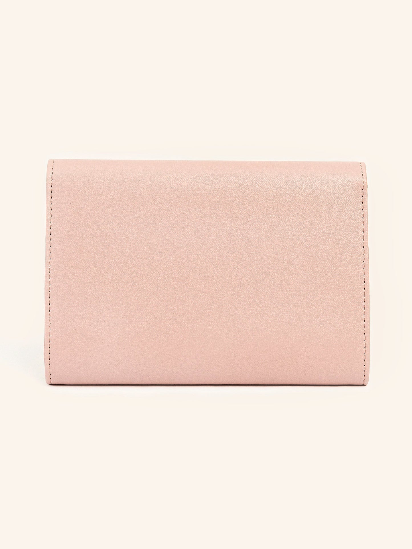 Clutch With Chain Embellishment