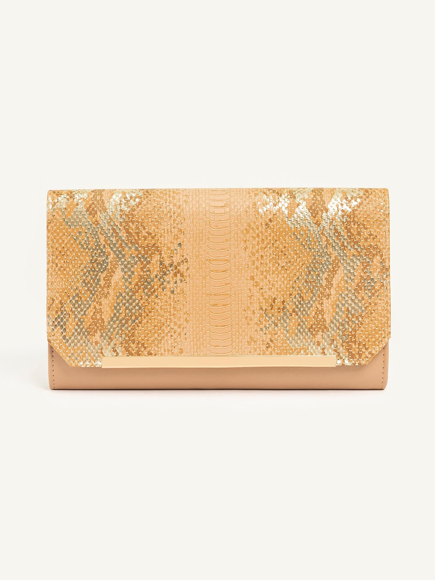 Crocodile Print Clutch