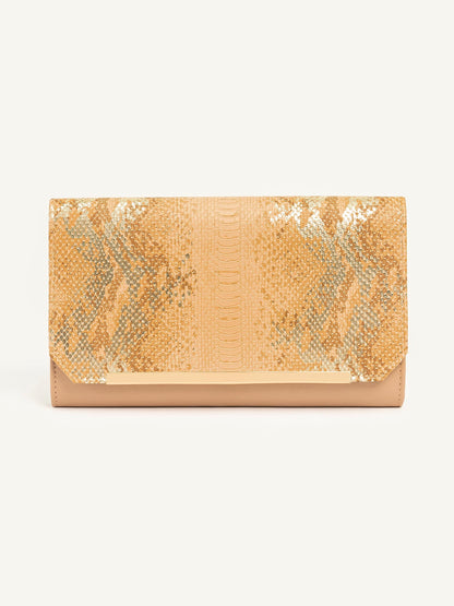 Crocodile Print Clutch
