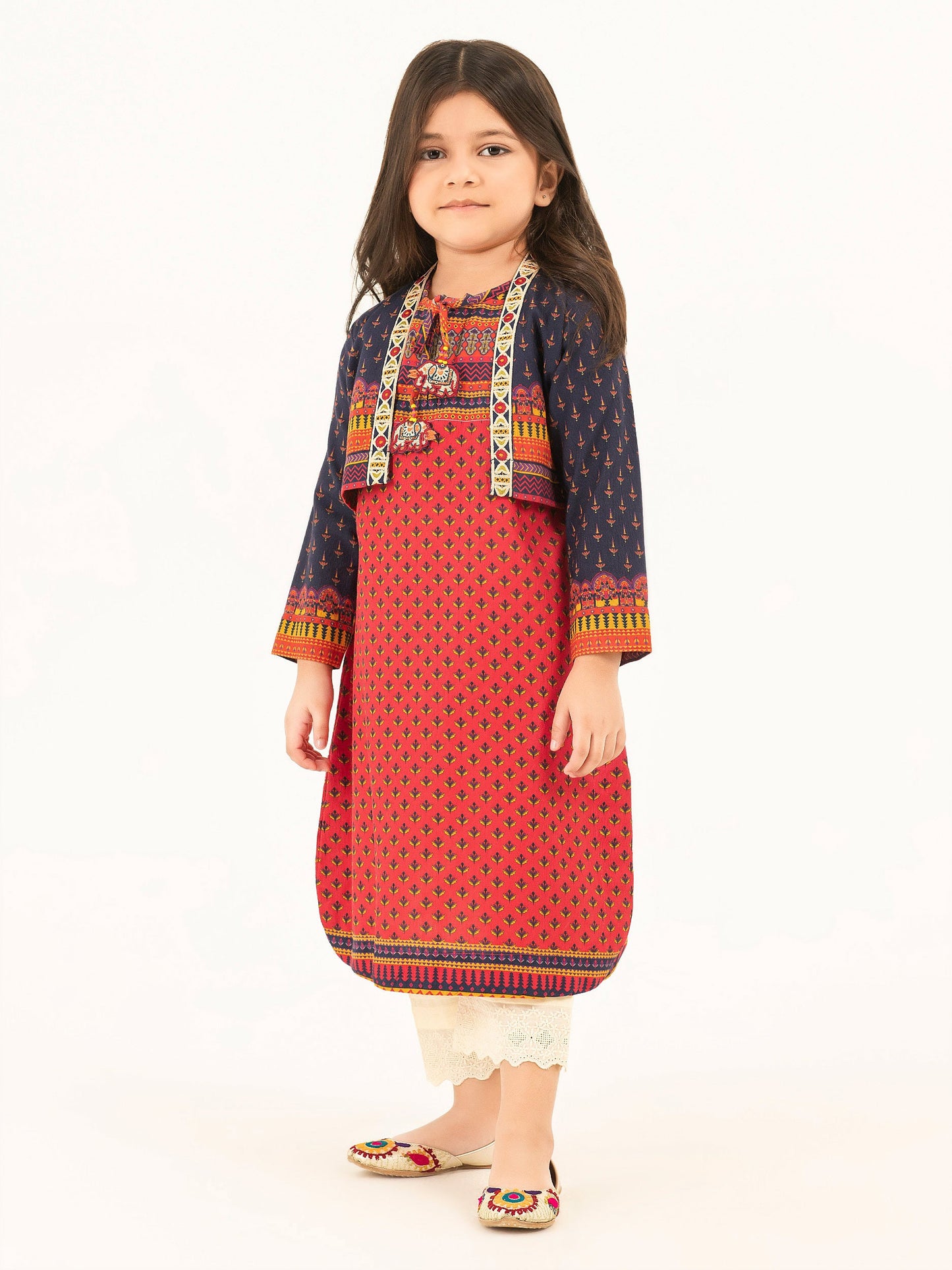 2 Piece Khaddar Suit-Embroidered (Pret)