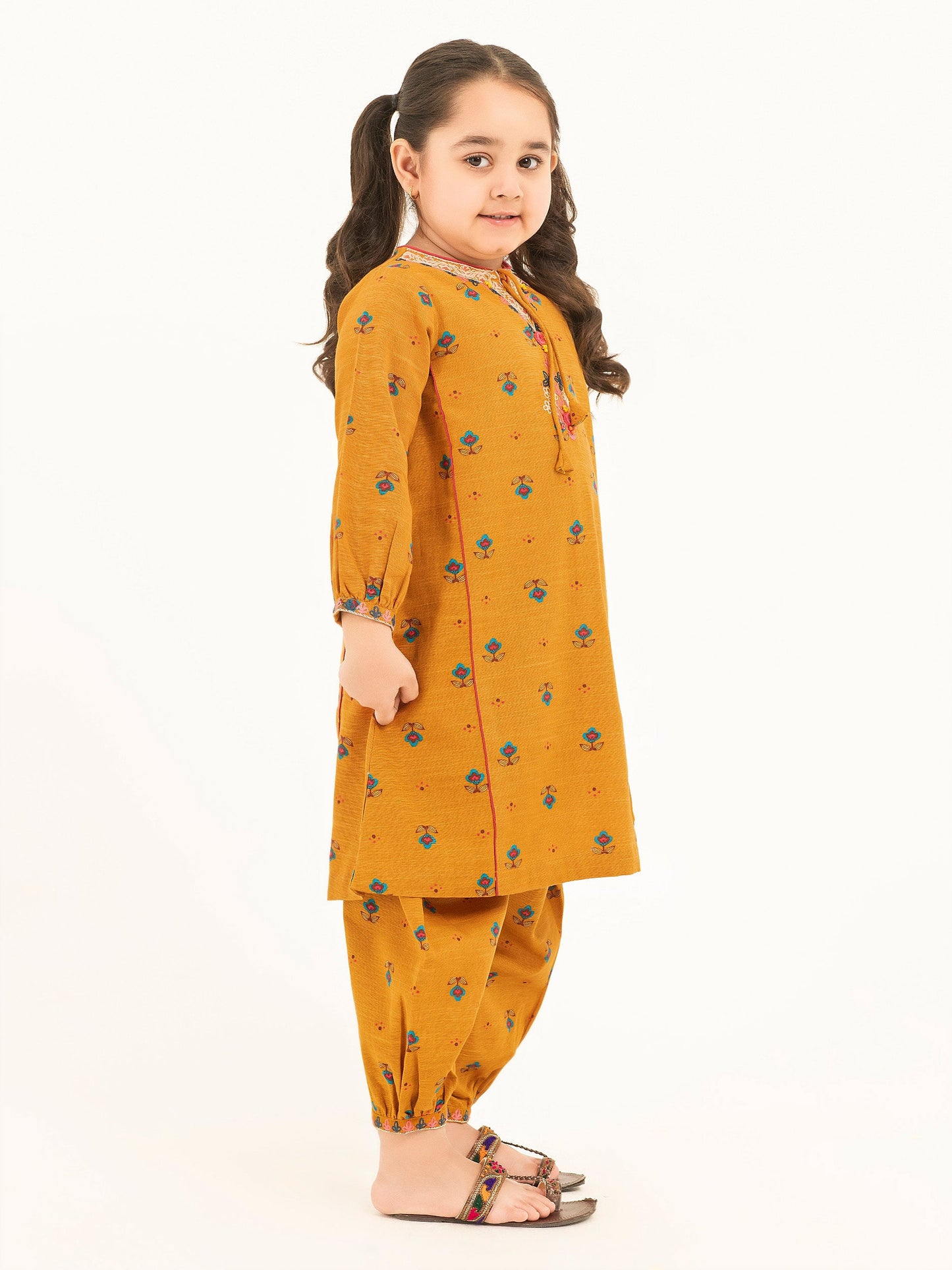 2 Piece Khaddar Suit-Embroidered (Pret)