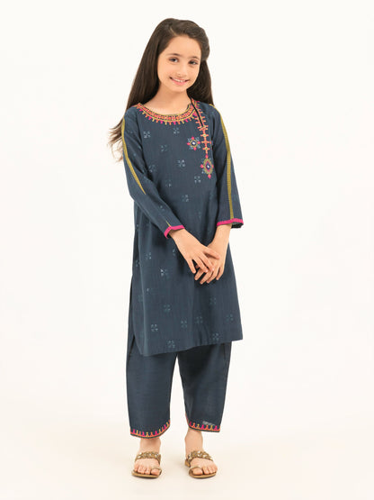 2 Piece Khaddar Suit-Embroidered (Pret)