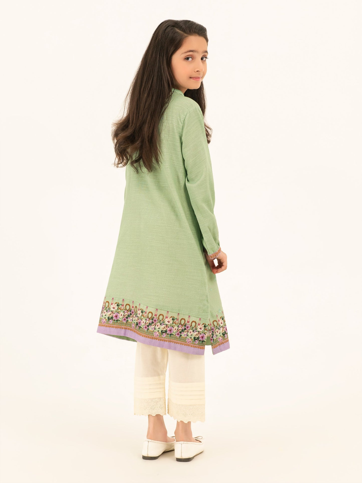 Khaddar Shirt-Embroidered (Pret)