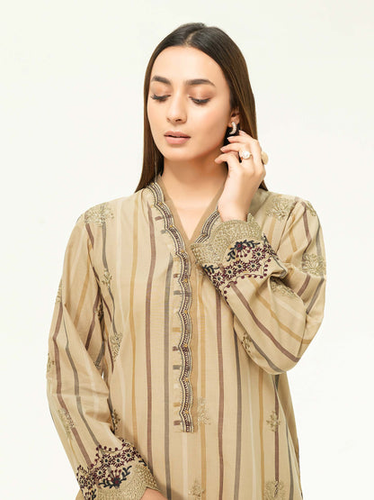 Embroidered Yarn Dyed Shirt