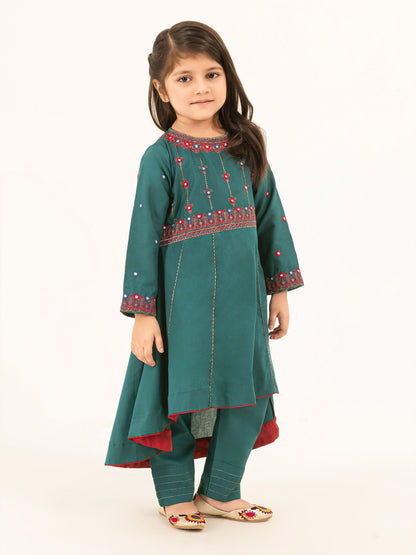2 Piece Winter Cotton Suit-Embroidered (Pret)