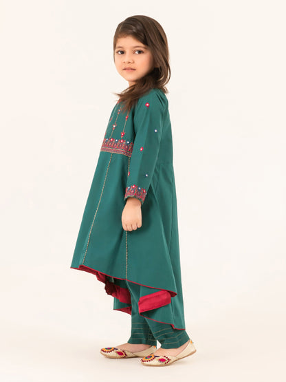 2 Piece Winter Cotton Suit-Embroidered (Pret)